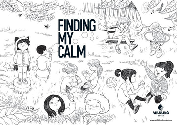 Finding My Calm Colouring Page - Free Download - Wildling Books