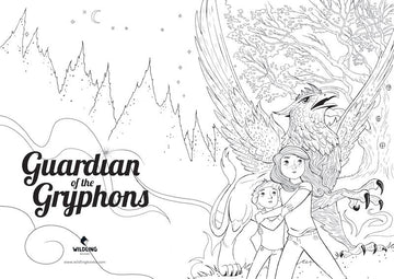 Guardian of the Gryphons Colouring Pages - Free Download - Wildling Books