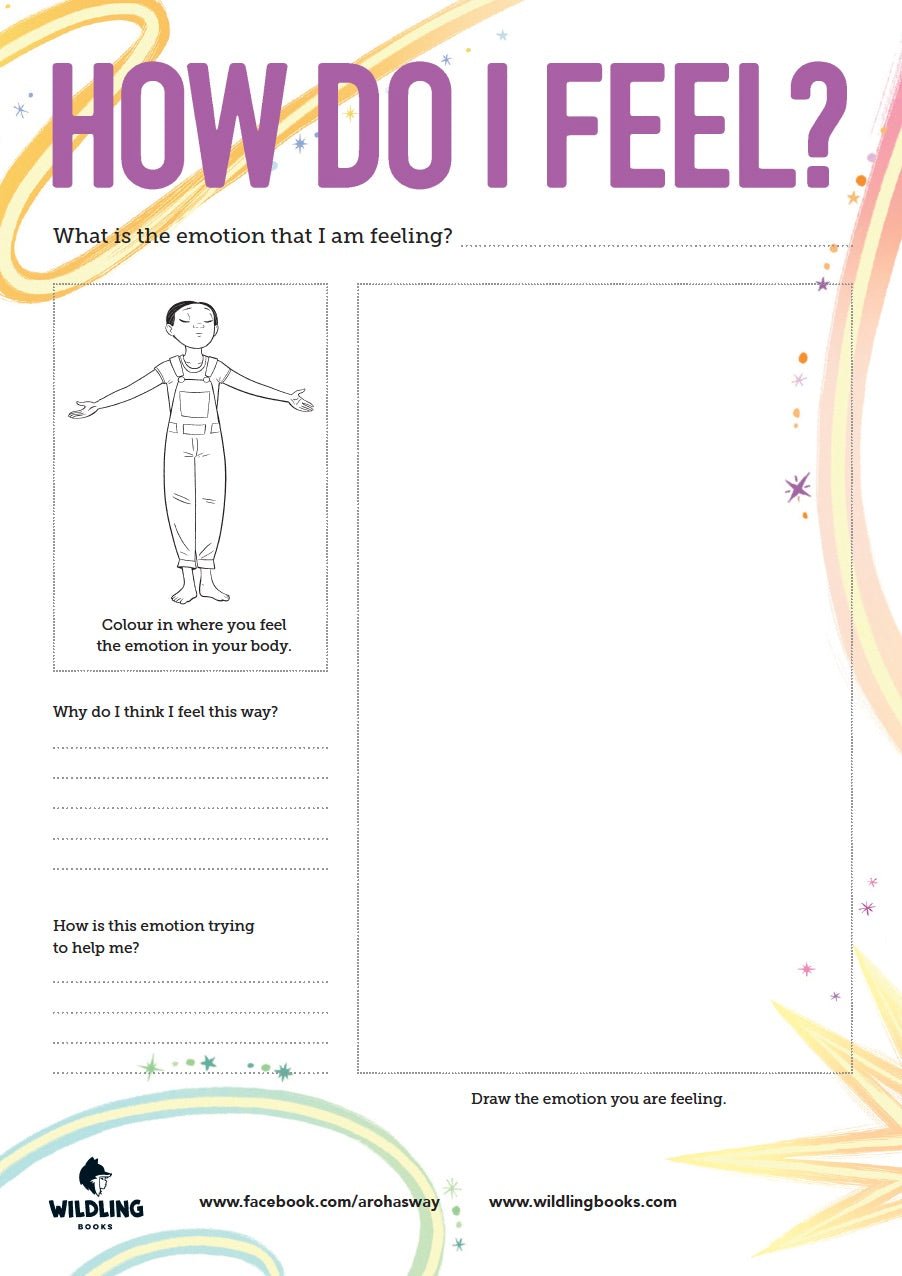 How Do I Feel Emotions Explorer Worksheet - Free Download - Wildling Books