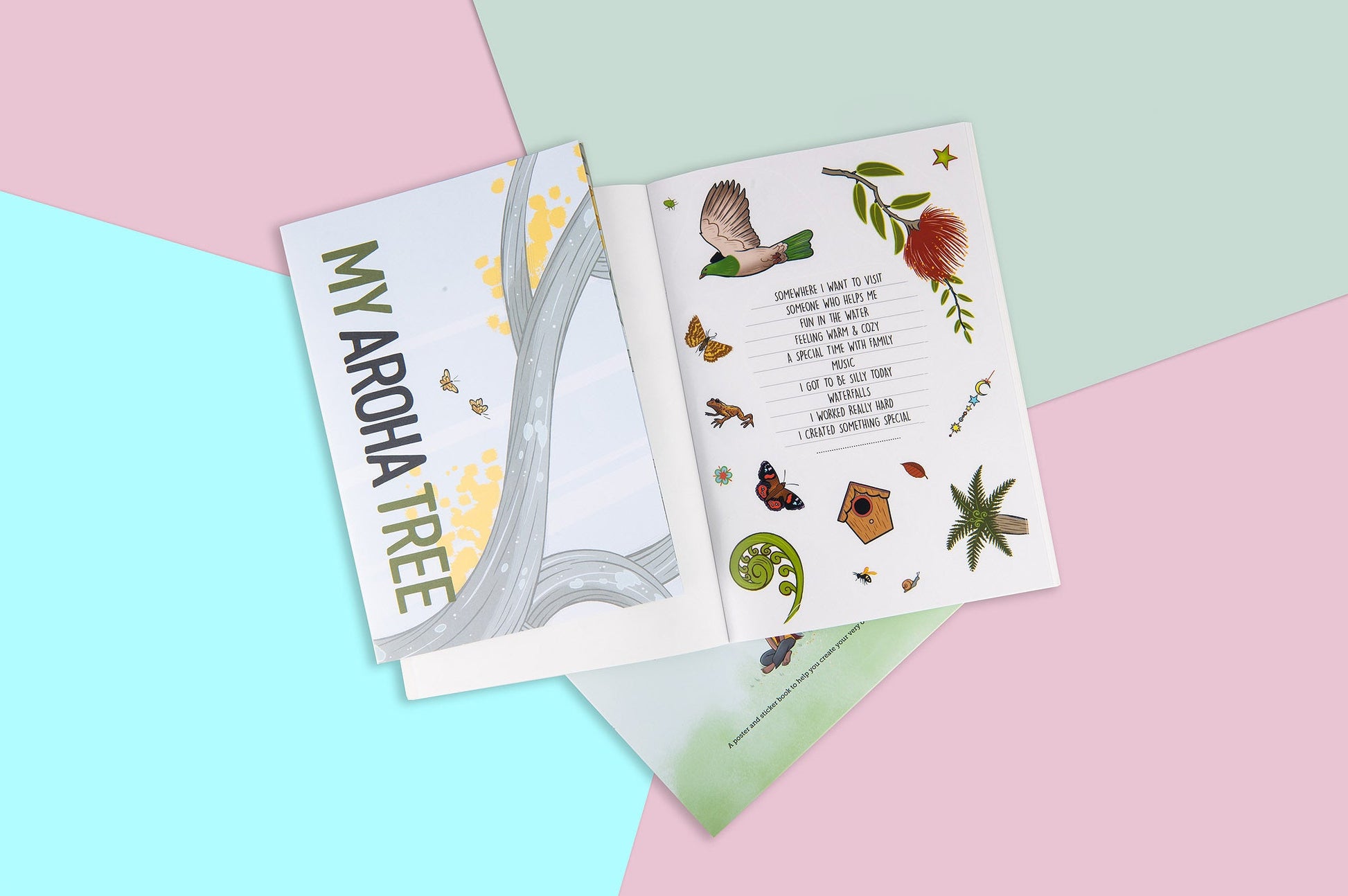 My Aroha Tree - Poster and Sticker Book Set - Wildling Books