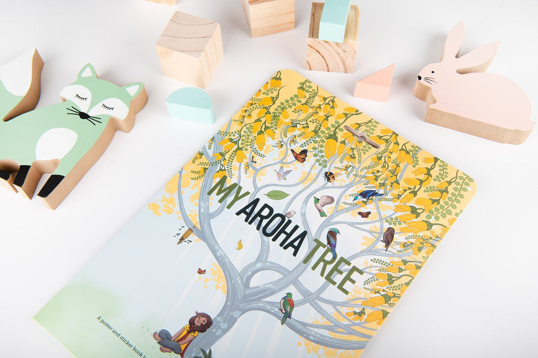 My Aroha Tree - Poster and Sticker Book Set - Wildling Books