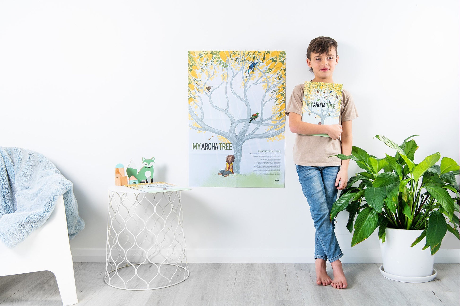 My Aroha Tree - Poster and Sticker Book Set - Wildling Books